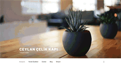 Desktop Screenshot of ceylancelikkapi.com